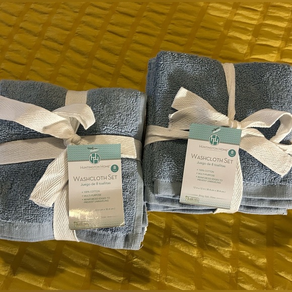 Huntington Home Other - BRAND NEW WITH TAGS, Bundle of 2 Sets of (8) Washcloths